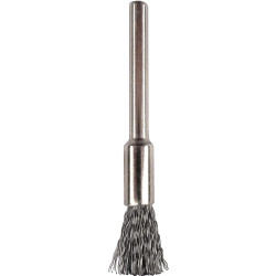 Mini Carbon Steel Brush 5.0mm End 2.4mm Shank