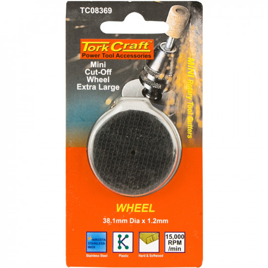 Mini Cut-off Wheel Extra Large 38.1mm X 1.2mm