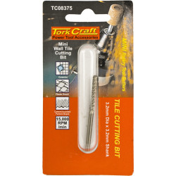 Mini Wall Tile Cutting Bit 3.2mm X 3.2mm Shank