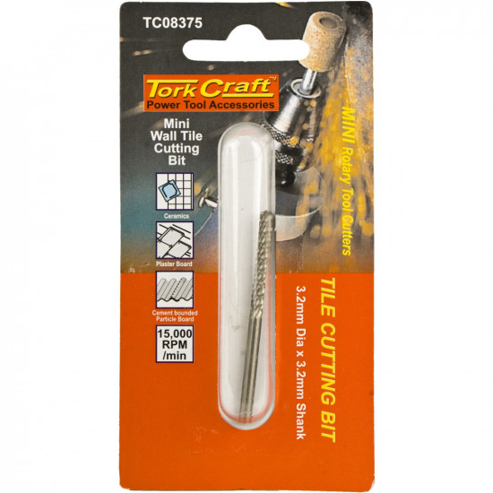 Mini Wall Tile Cutting Bit 3.2mm X 3.2mm Shank Mini Wall Tile Cutting Bit 3.2mm X 3.2mm Shank