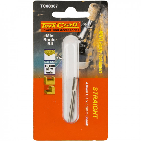 Mini Router Bit 4.8mm Straight 3.2mm Shank Mini Router Bit 4.8mm Straight 3.2mm Shank