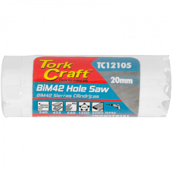 20mm Bim42 Bi Metal Hole Saw 20mm Bim42 Bi Metal Hole Saw