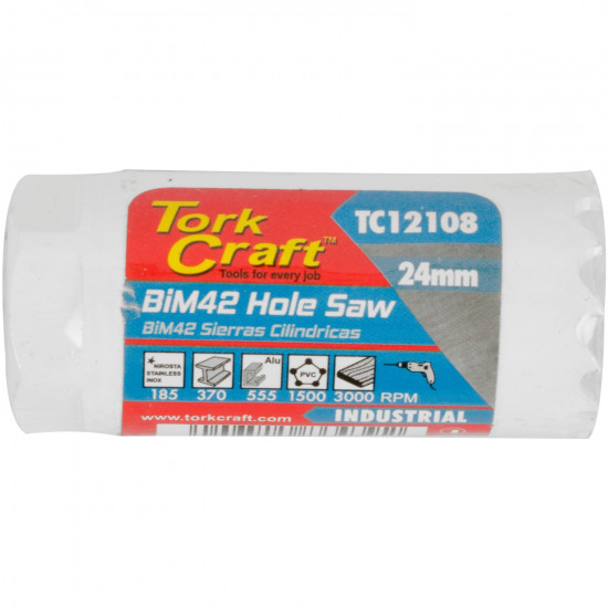 24mm Bim42 Bi Metal Hole Saw