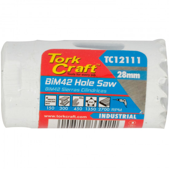 28mm Bim42 Bi Metal Hole Saw