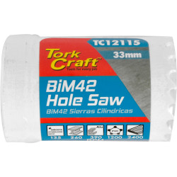 33mm Bim42 Bi Metal Hole Saw