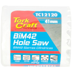 41mm Bim42 Bi Metal Hole Saw