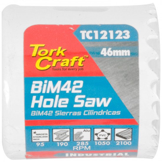 46mm Bim42 Bi Metal Hole Saw 46mm Bim42 Bi Metal Hole Saw
