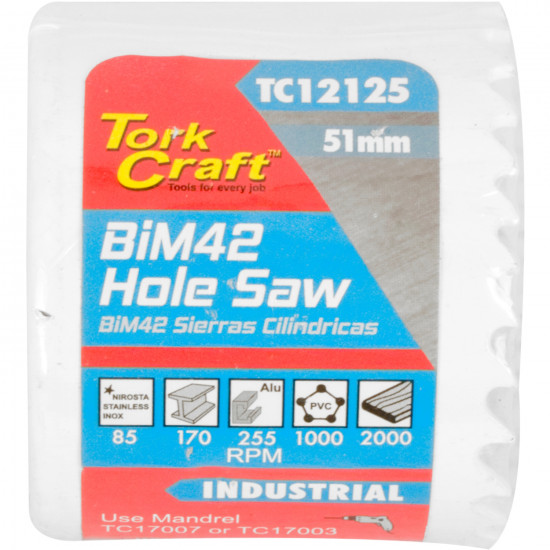 51mm Bim42 Bi Metal Hole Saw 51mm Bim42 Bi Metal Hole Saw
