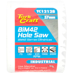 57mm Bim42 Bi Metal Hole Saw