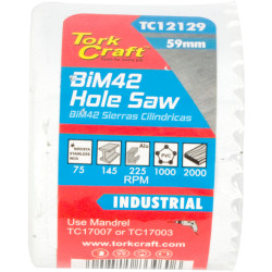 59mm Bim42 Bi Metal Hole Saw