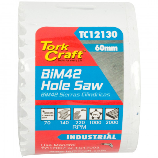 60mm Bim42 Bi Metal Hole Saw 60mm Bim42 Bi Metal Hole Saw