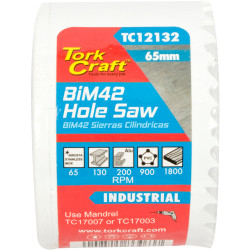 65mm Bim42 Bi Metal Hole Saw