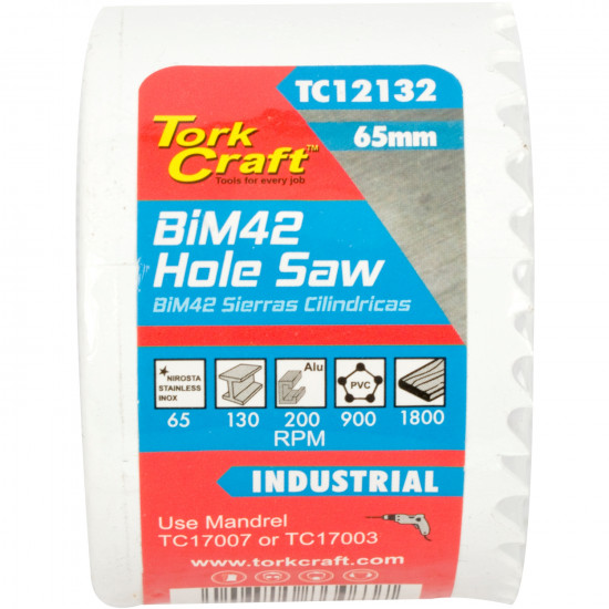 65mm Bim42 Bi Metal Hole Saw 65mm Bim42 Bi Metal Hole Saw