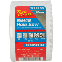 67mm Bim42 Bi Metal Hole Saw
