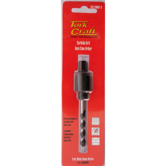 Mandrel Carbide Grit Hole Saw 16 - 30mm Mandrel Carbide Grit Hole Saw 16 - 30mm