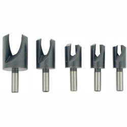 5pce Plug Cutter Set 6-8-10-12-16mm