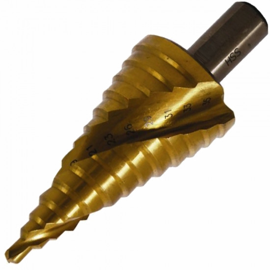 Step Drill Hss 3-35mmx2 - 3mm Spiral Step Drill Hss 3-35mmx2 - 3mm Spiral