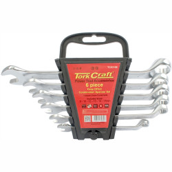 6pcs Deep Offset Combination Spanner Set 8-10-12-13-14-17mm