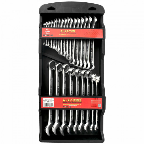 26pcs Combination Spanner Set 6-32mm Mini Jumbo Rack
