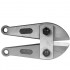 Repl. Jaw Set Incl. Screws Bolt Cutter 450mm