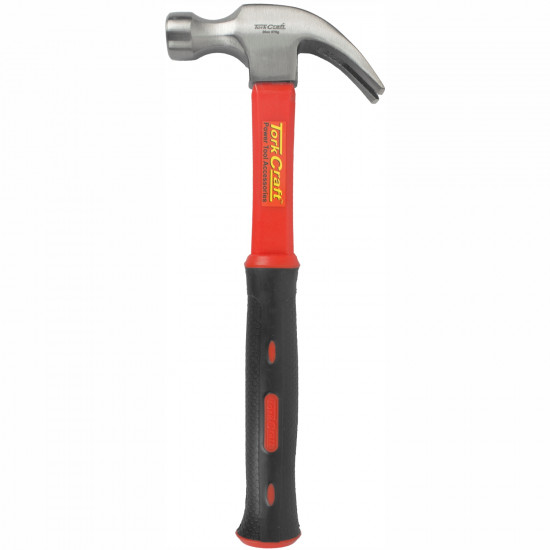 Hammer Claw 570g (20oz) Fibreglass Handle 295mm & Full Pol Head Hammer Claw 570g (20oz) Fibreglass Handle 295mm & Full Pol Head