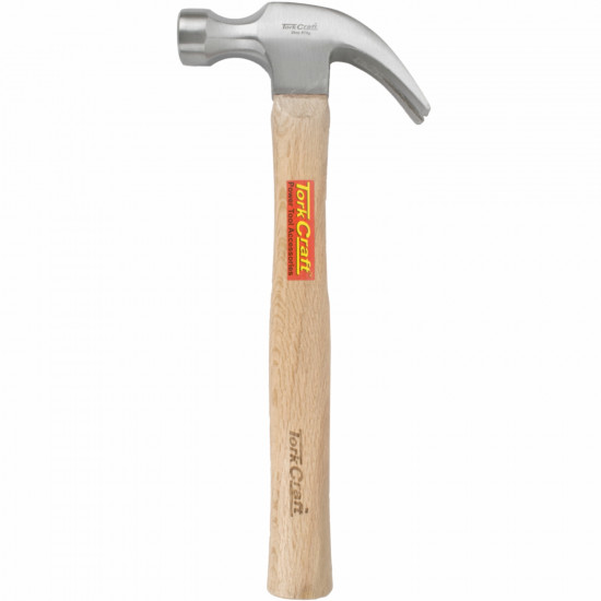 Hammer Claw 570g (20oz) Wooden Handle 280mm & Full Pol Head Hammer Claw 570g (20oz) Wooden Handle 280mm & Full Pol Head