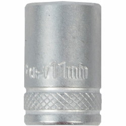 Socket 11mm 1/4' Drive Crv 12.