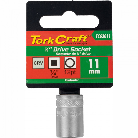 Socket 11mm 1/4' Drive Crv 12point Socket 11mm 1/4' Drive Crv 12point