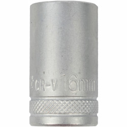 Socket 16mm X 21.8mm 1/2' Drive Crv 12 Point