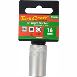 Socket 16mm X 21.8mm 1/2' Drive Crv 12 Point