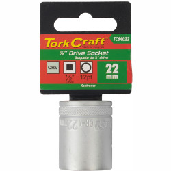 Socket 22mm X 29.8mm 1/2' Drive Crv 12 Point