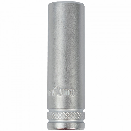 Socket 10mm 1/4' Dr Deep Socket Crv 12 Point Socket 10mm 1/4' Dr Deep Socket Crv 12 Point