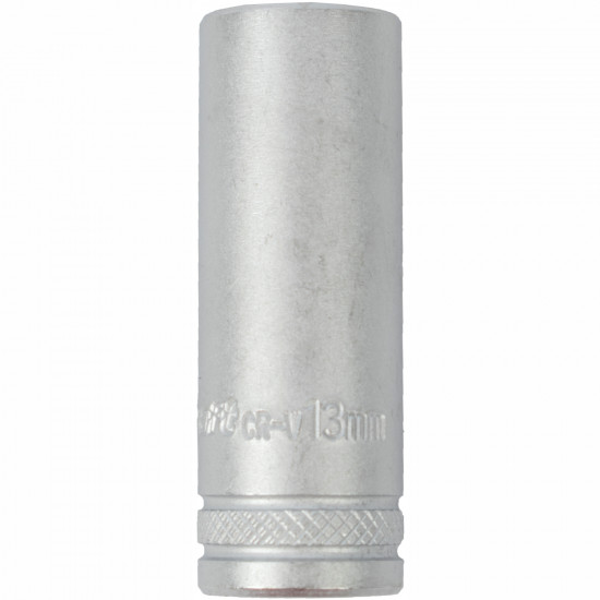 Socket 13mm 1/4' Dr Deep Socket Crv 12 Point Socket 13mm 1/4' Dr Deep Socket Crv 12 Point
