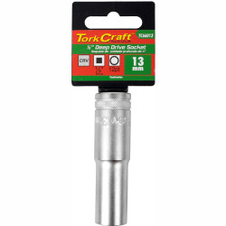 Socket 13mm 1/2' Dr Deep Socket Crv 12 Point