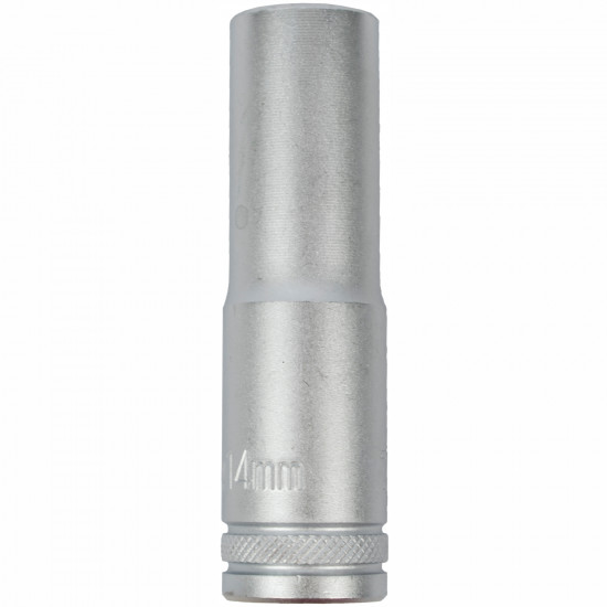 Socket 14mm 1/2' Dr Deep Socket Crv 12 Point Socket 14mm 1/2' Dr Deep Socket Crv 12 Point