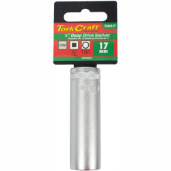 Socket 17mm 1/2' Dr Deep Socket Crv 12 Point