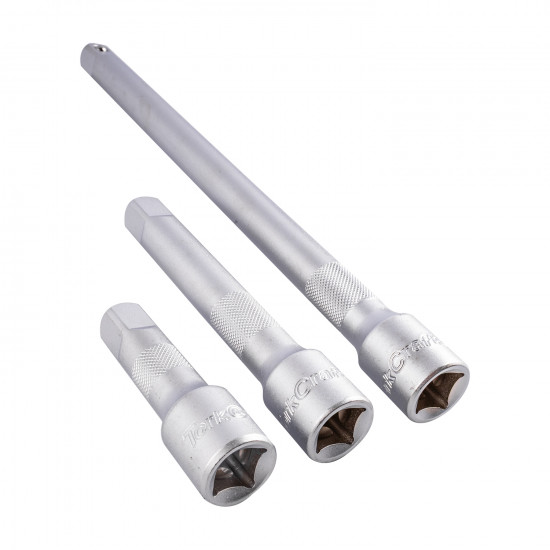 Extention Bar 3pc Set 1/2” 75/125/250mm socket Extention Bar 3pc Set 1/2” 75/125/250mm socket