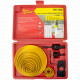 Hole Saw Set Carbon Steel 16pce 19 - 127mm
