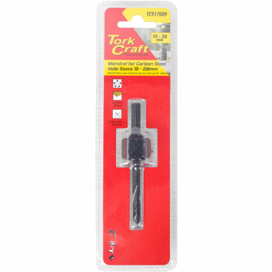 Mandrel For Carbon Steel Hole Saws19 - 28mm Mandrel For Carbon Steel Hole Saws19 - 28mm