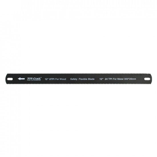 Hacksaw Blade Flexible Double Edge 300mm X 25mm Carbon Steel Tchs001 Hacksaw Blade Flexible Double Edge 300mm X 25mm Carbon Steel Tchs001