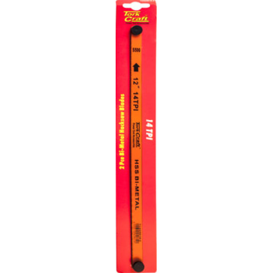 2pc Hacksaw Blade Bi-metal 14tx300 Hanging Card 2pc Hacksaw Blade Bi-metal 14tx300 Hanging Card