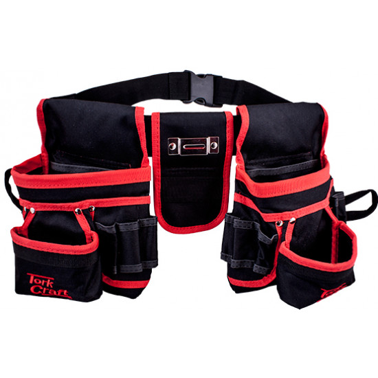 Tool Pouch Nylon With Belt 14 Pocket + Loops Tool Pouch Nylon With Belt 14 Pocket + Loops