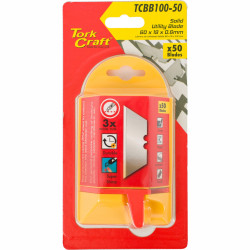 Utility Blade Solid 60mm X 19mm X 0.6mm 50pc Sk5