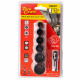 Bolt Extract Set 7pce 8/10/12/13/17/19mm 1pc 50mm 1/4' Socket Adaptor Bolt Extract Set 7pce 8/10/12/13/17/19mm 1pc 50mm 1/4' Socket Adaptor