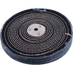 Colour Buff/mop Stitched 200mm X 2 Section 20mm Thick