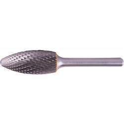 Rotary Burr Tungsten 16x36x6mm Round Point
