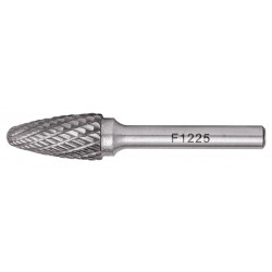Rotary Burr Tungsten 12x25x6mm Conical Round Point