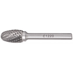 Rotary Burr Tungsten 12x20x6mm Rounded