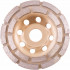 Dia. Cup Wheel 115 X 22.23mm Dbl Row Cold Pressed
