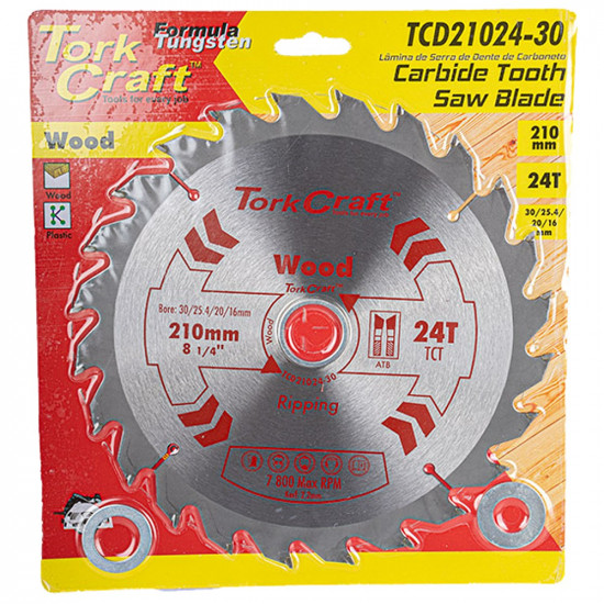 Blade Tct 210 X 24t 30-1-20-16 General Purpose Rip Blade Tct 210 X 24t 30-1-20-16 General Purpose Rip